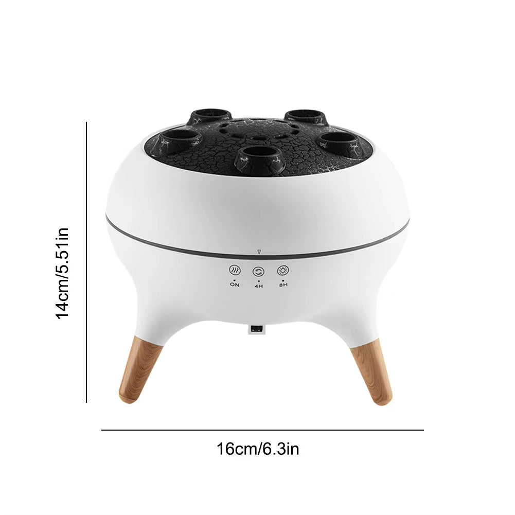 Dynamic Jellyfish Air Humidifier Essential Oil Diffuser with Colorful Night Lights Aromatherapy Diffuser for Home Bedroom Office