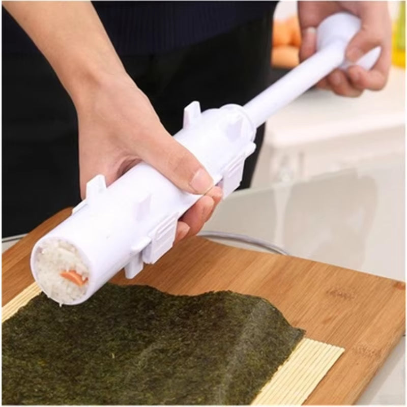 DIY Sushi Making Machine Sushi Maker Sushi Tool Quick Sushi Bazooka Japanese Rolled Rice Meat Mold Kitchen Bento Accessories