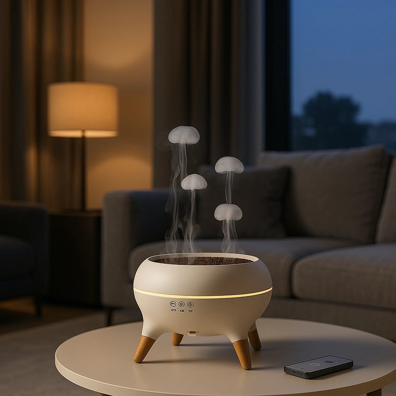 Dynamic Jellyfish Humidifier & Oil Diffuser - Your Daily dose of Calm & Style