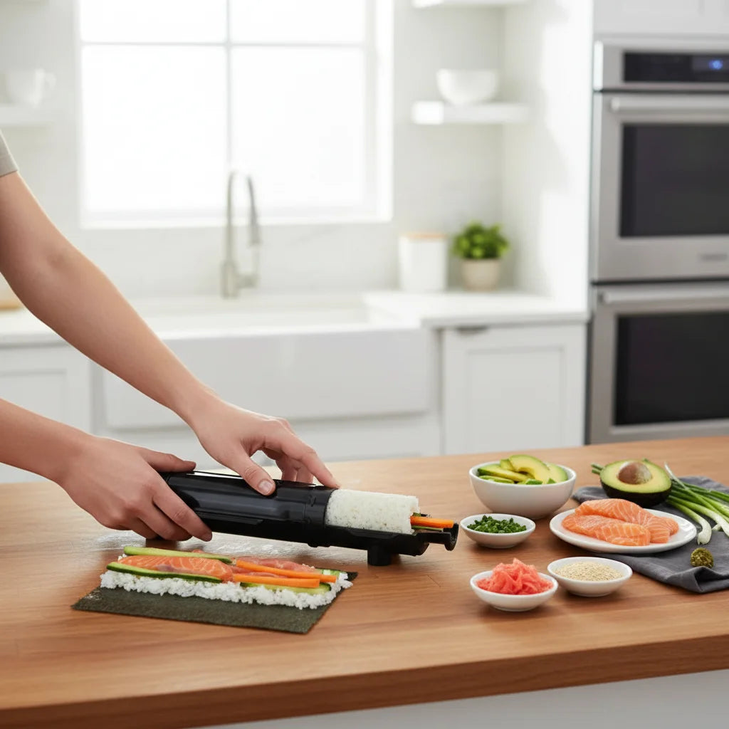 Sushi Bazooka Maker - Quick & Easy DIY Sushi Tool for Perfect Rolls at Home!