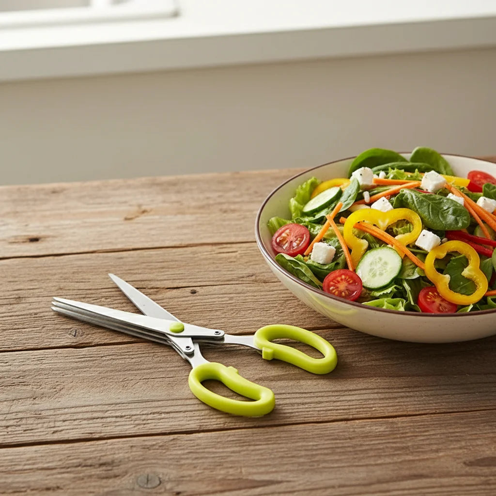 5 Blade Kitchen salad Scissors - Effortless Chopping made Easy!