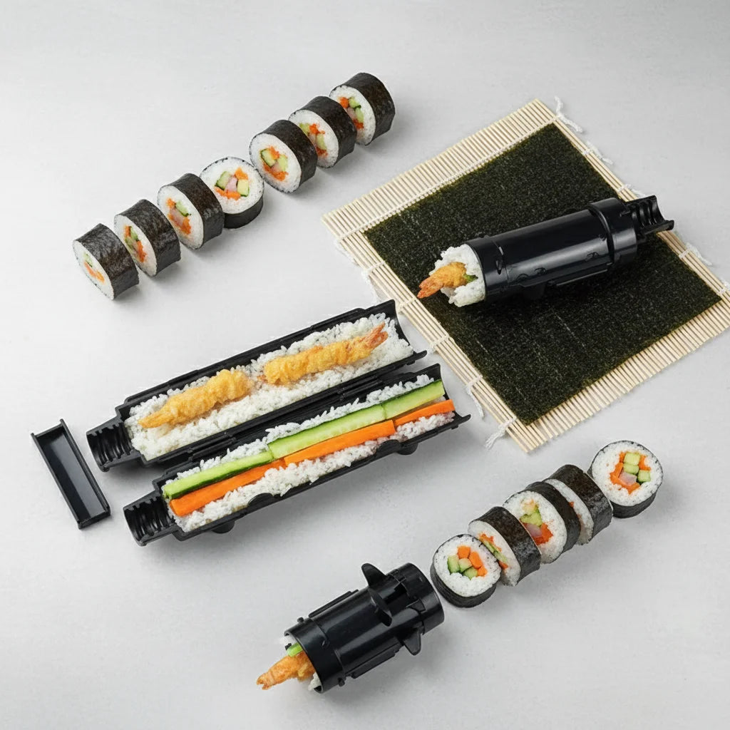 Sushi Bazooka Maker - Quick & Easy DIY Sushi Tool for Perfect Rolls at Home!