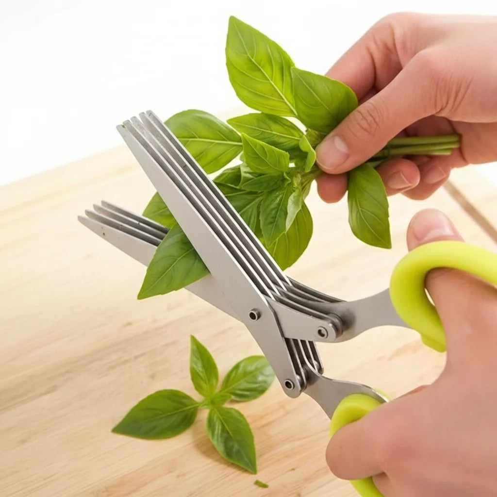 5 Blade Kitchen salad Scissors - Effortless Chopping made Easy!
